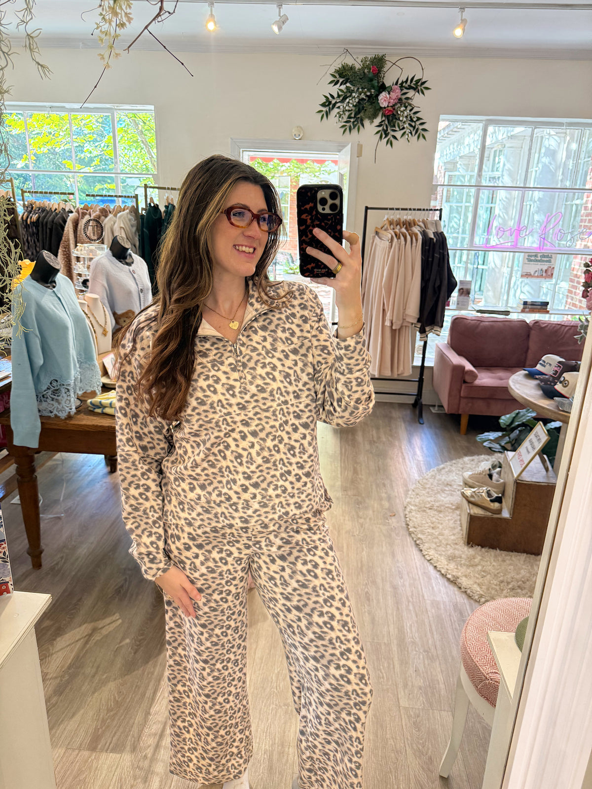 Leopard Lounge Set