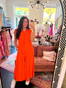 Neon Orange Jumpsuit