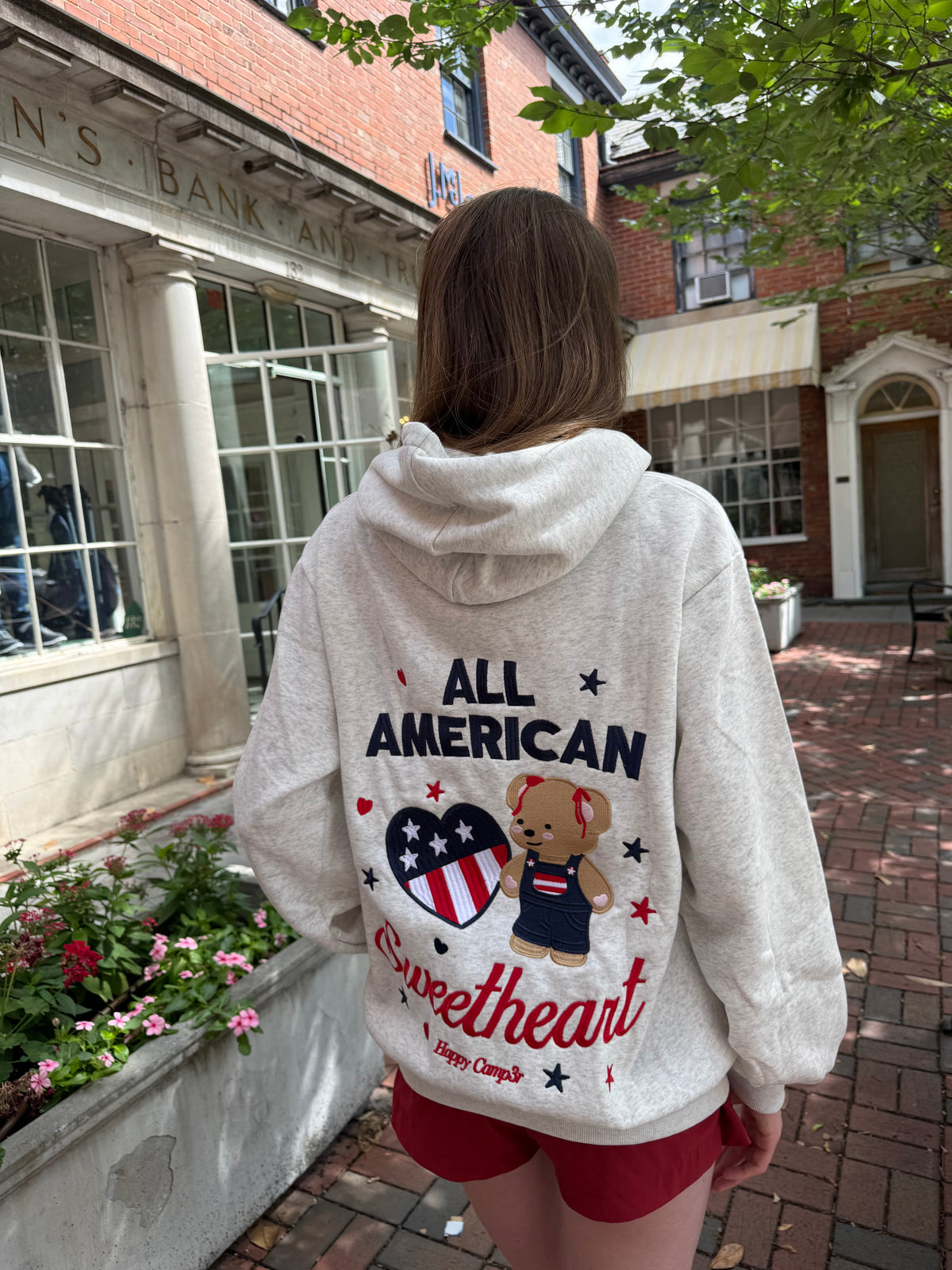 American Sweetheart Hoodie- Happy Camper
