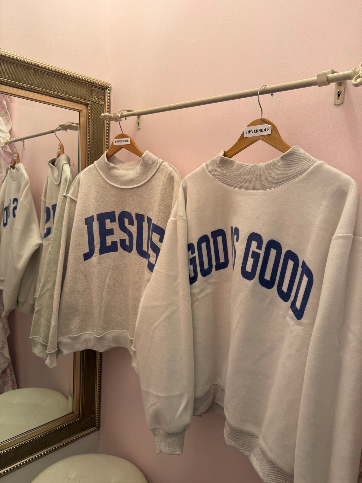 Jesus & God Is Good Sweatshirt