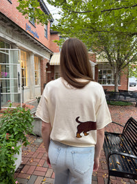 Dachshund Top- Cream