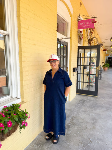 Denim Maxi Dress