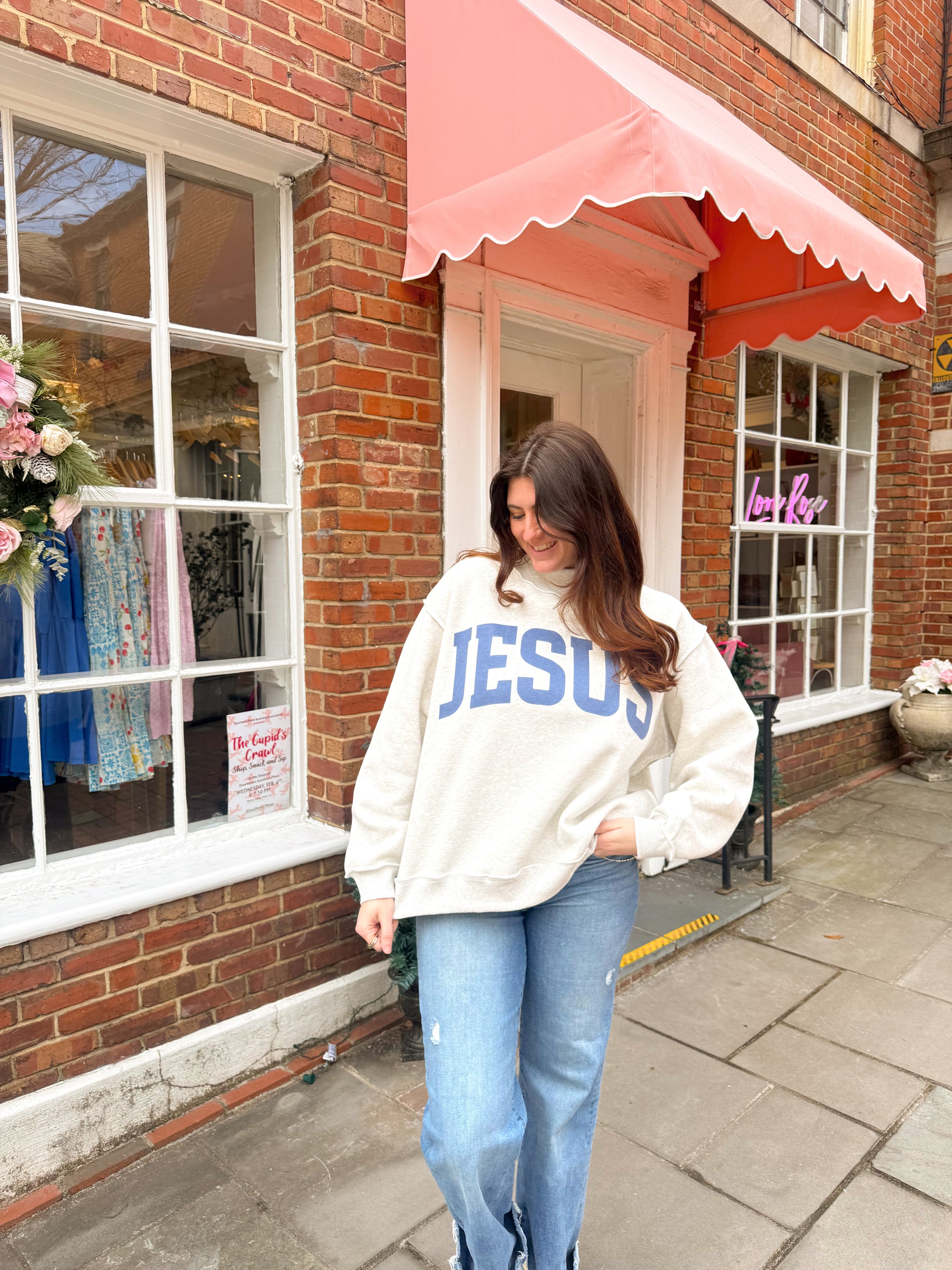 Jesus & God Is Good Sweatshirt