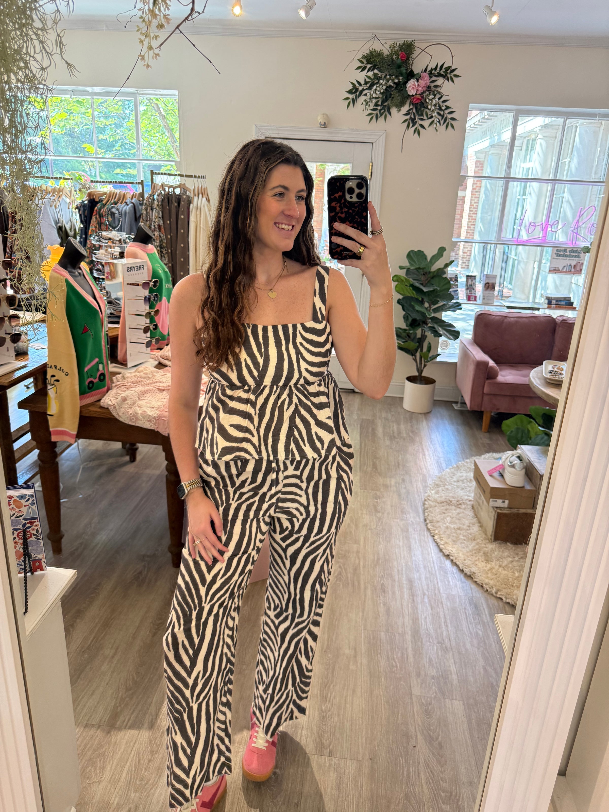 Zebra Pant Set