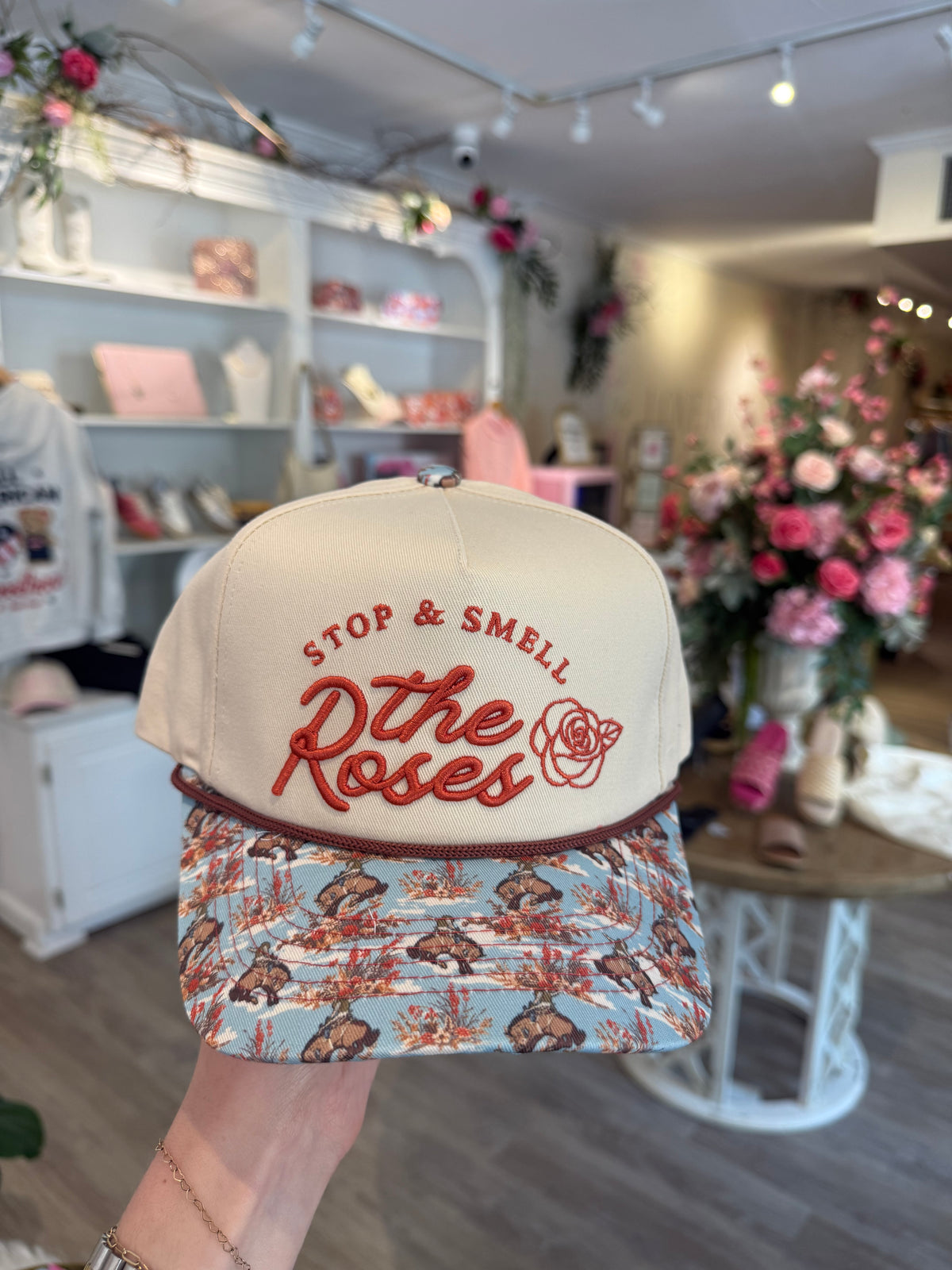 Smell the Roses Trucker Hat