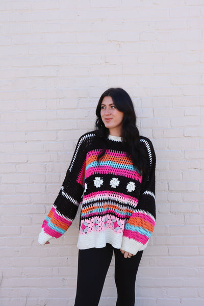 Crochet Snow Sweater