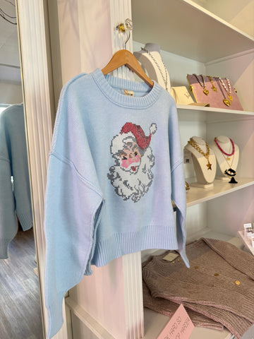 Blu Santa Sweater