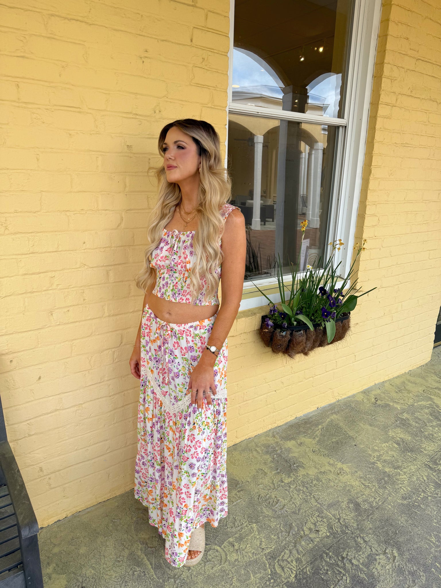 Sweet Violet Skirt Set