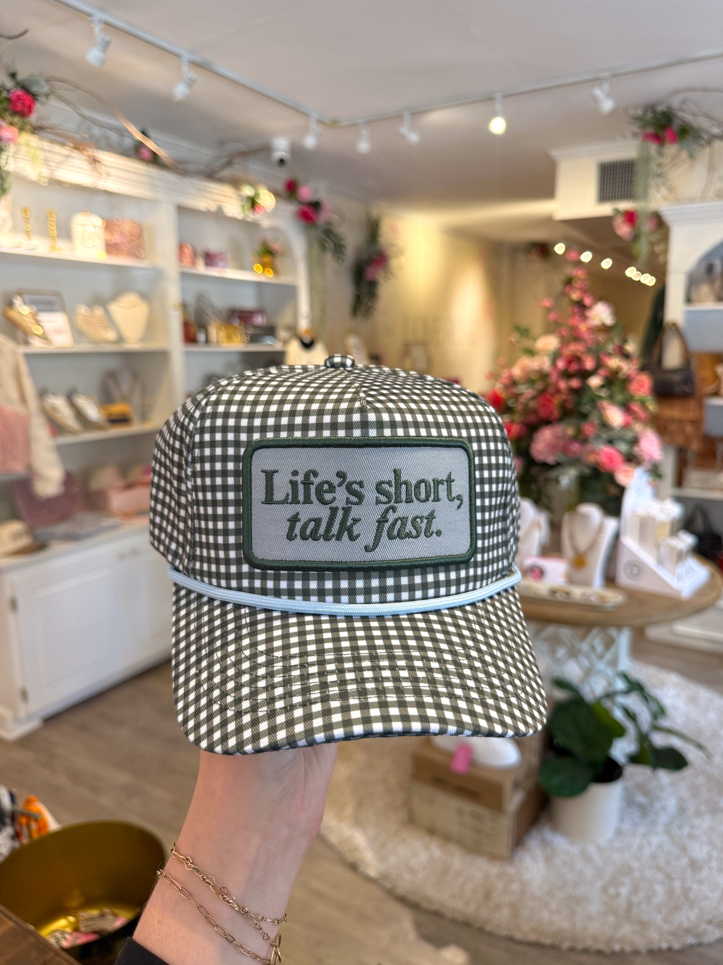 Life’s Short, Talk Fast Trucker Hat