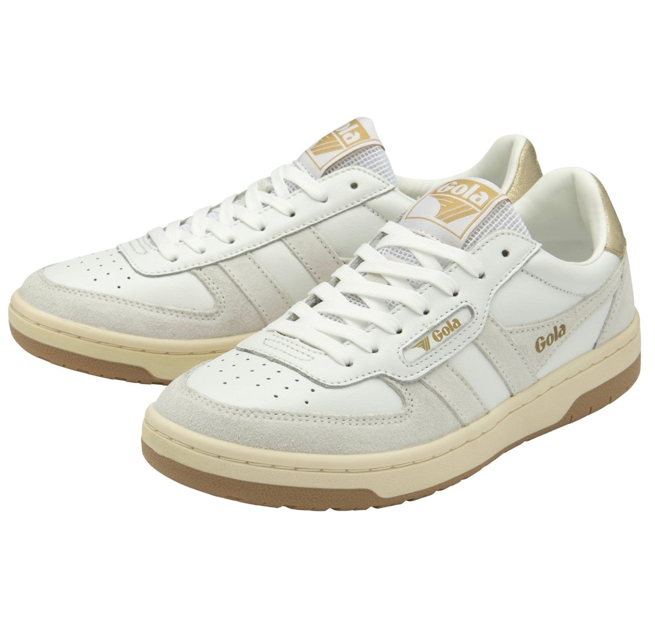 Gola Sneaker- Hawk White/Gold
