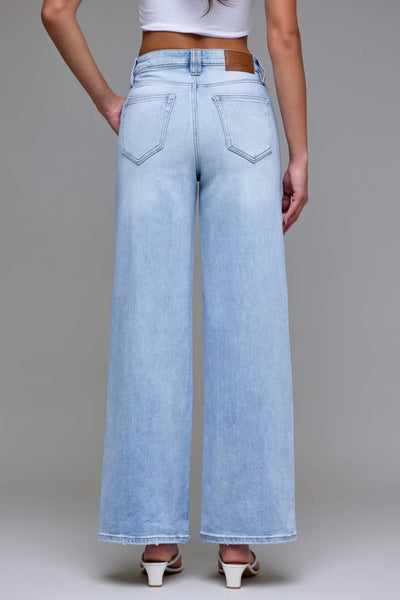Nori High Waist Wide Pant- Hidden