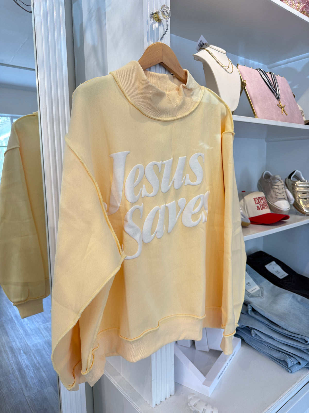 Jesus Saves Sweatshirt