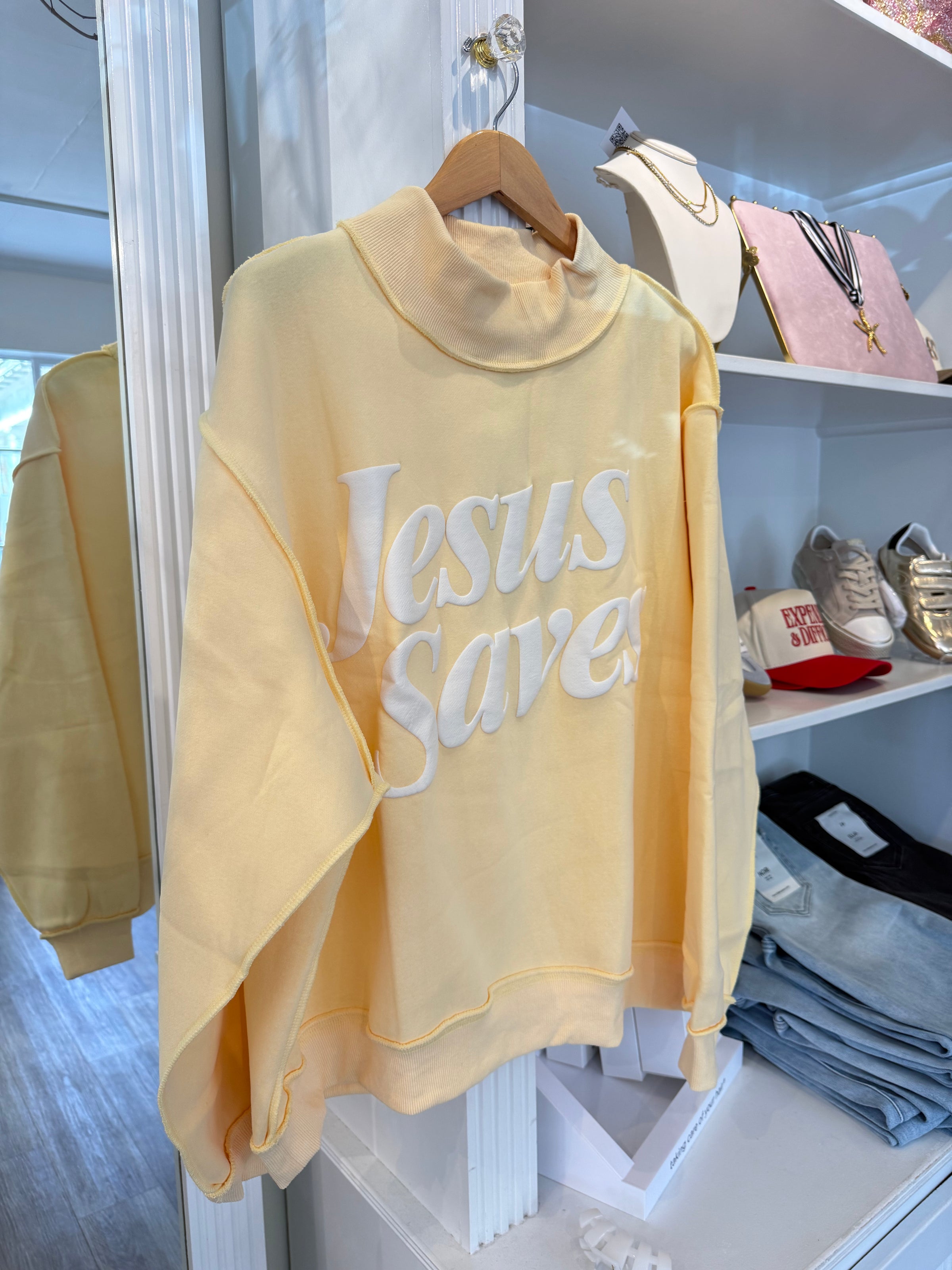 Jesus Saves Sweatshirt
