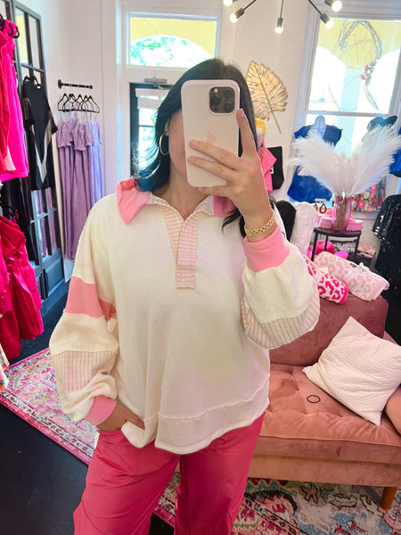 Vintage Pink Pullover