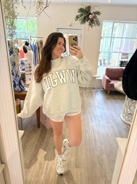 WWJD Embroidered Sweatshirt