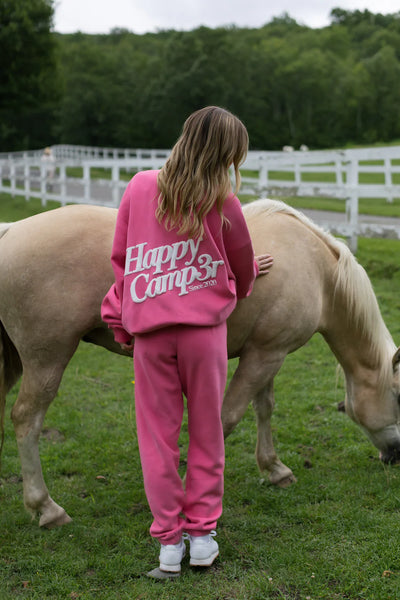 Hot Pink Core Joggers- Happy Camper