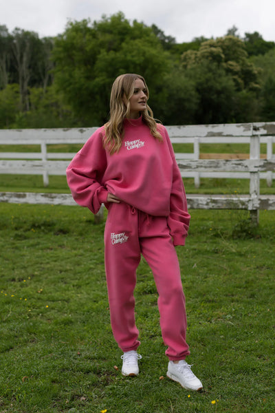 Hot Pink Core Joggers- Happy Camper
