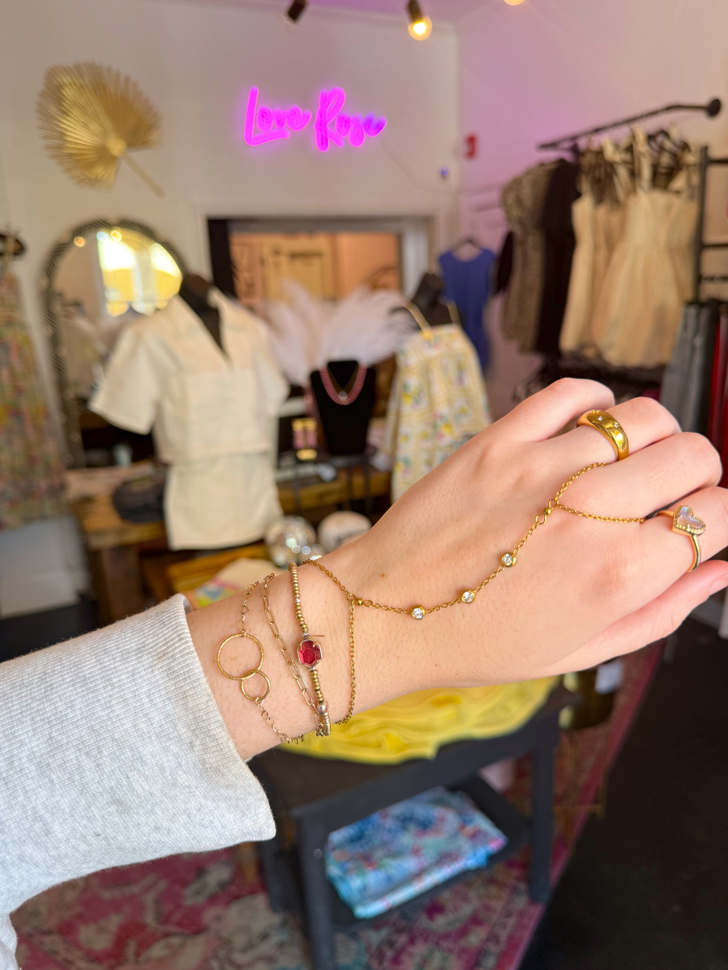 Diamond Hand Chain