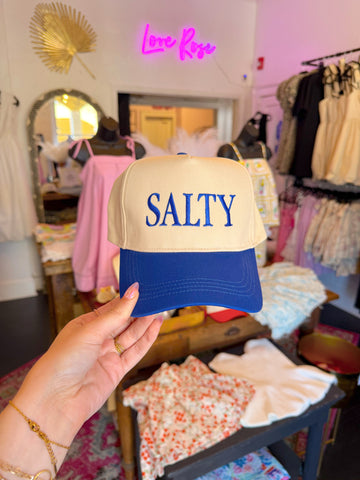 Royal Blue Salty Trucker Hat