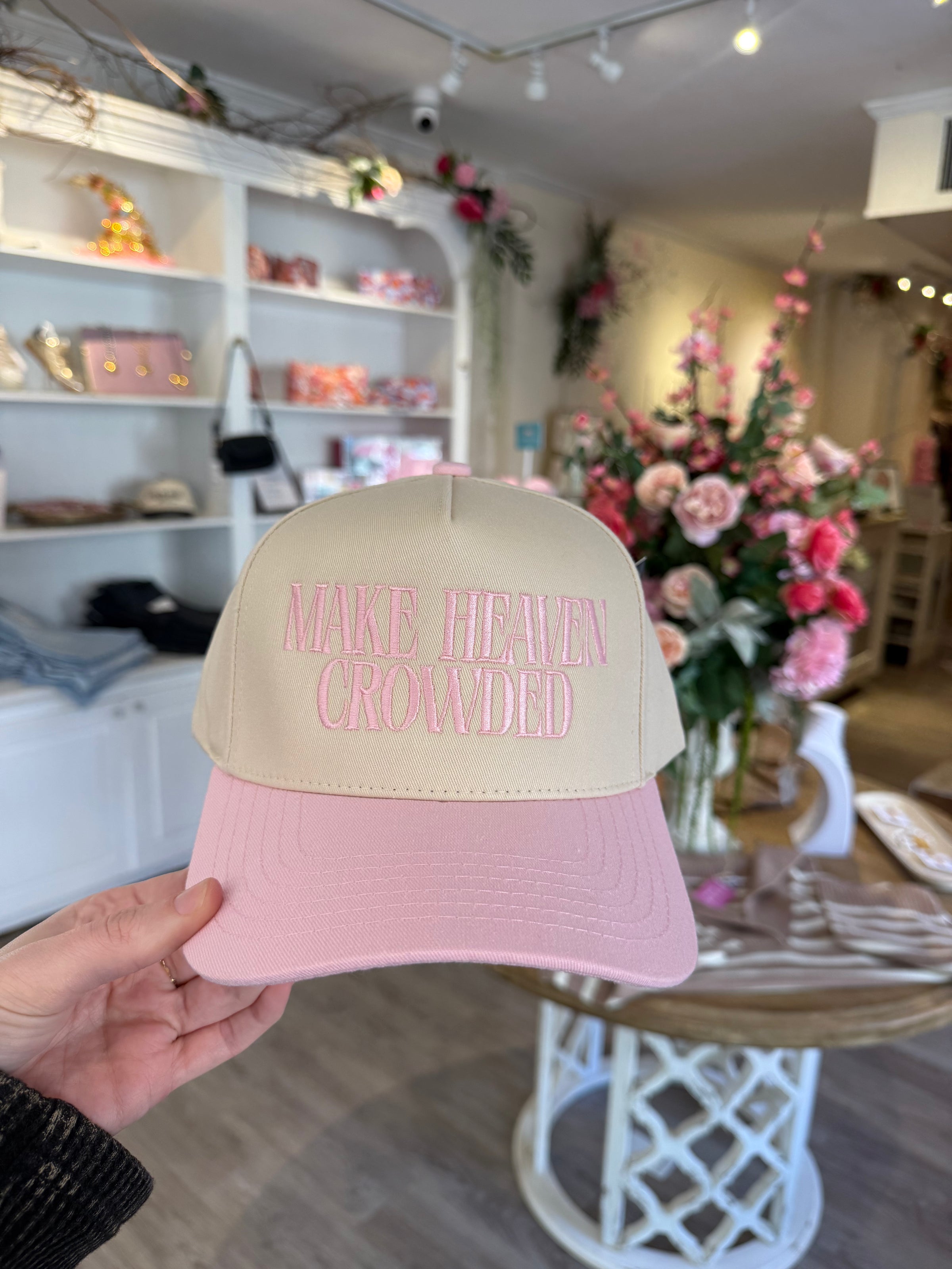 Make Heaven Crowded Trucker Hat
