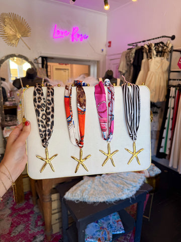 Starfish Scarf Necklace