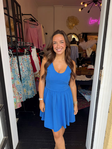 Royal Blue Active Mini Dress