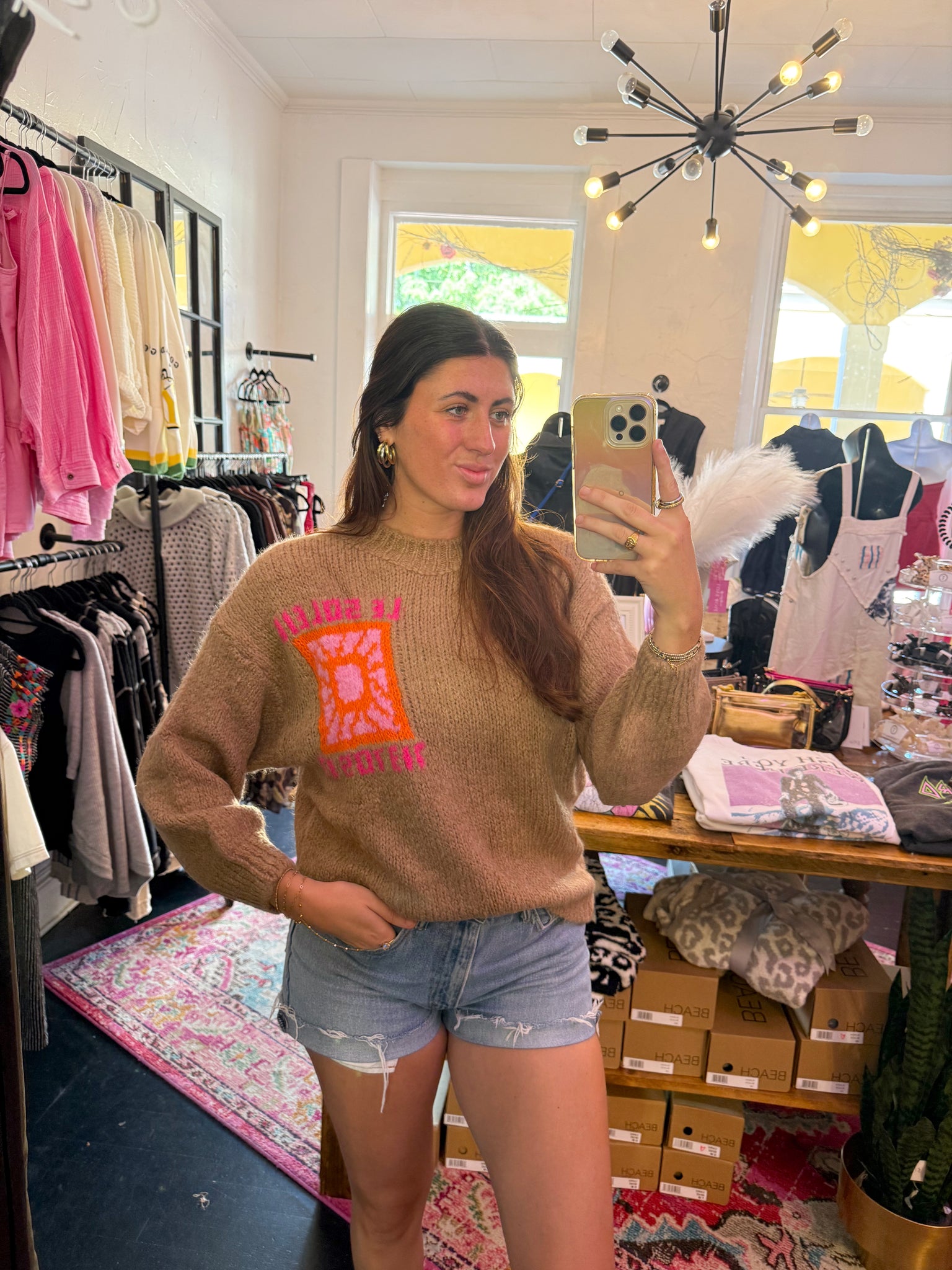 Le Soleil Sweater- Vintage Havana